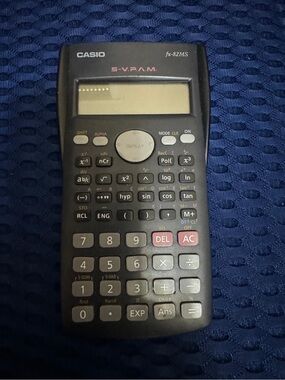 Casio fx-82MS Scientific Calculator - Black with Red Accents